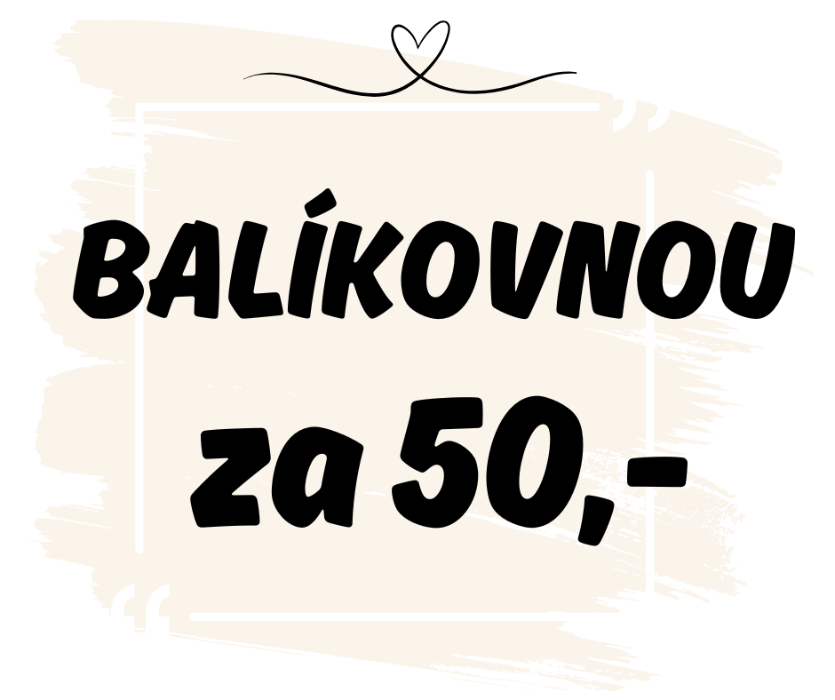 balíkovnou za 50,-